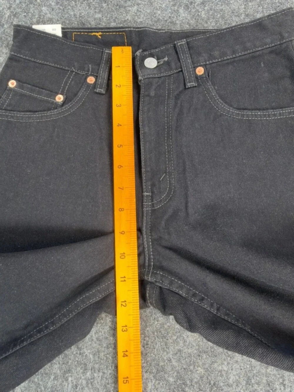 Levis 550 Jeans Mens 29x32 Black Cotton Relaxed Vintage 2003 Made in Canada NOS